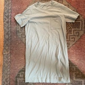 Everlane Sage Green T-shirt Dress